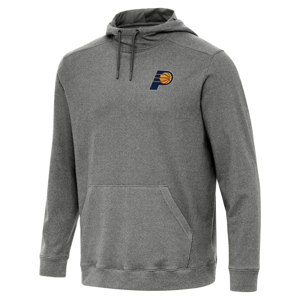 Indiana Pacers Antigua Cloud Pullover Hoodie Heather Black
