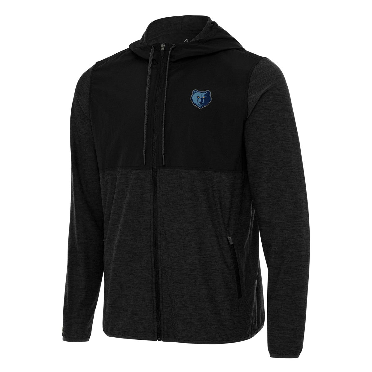 Memphis Grizzlies Antigua Sway Full-Zip Hoodie Jacket Black
