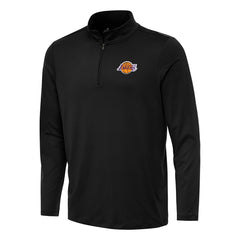 Los Angeles Lakers Antigua Reprocess Quarter-Zip Top Black