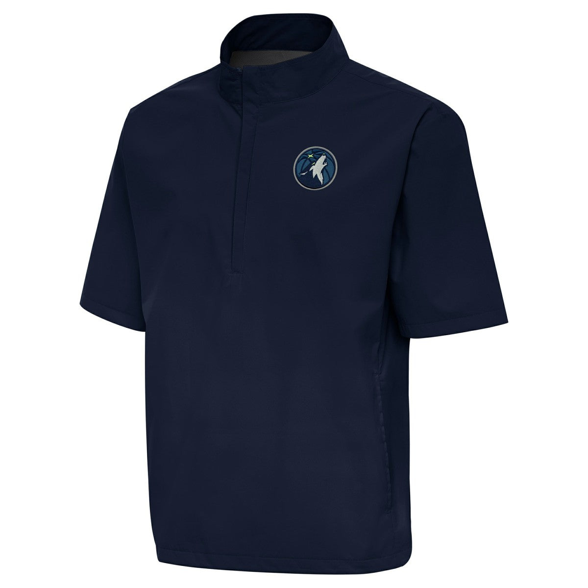 Minnesota Timberwolves Antigua Brisk Quarter-Zip Windbreaker Navy