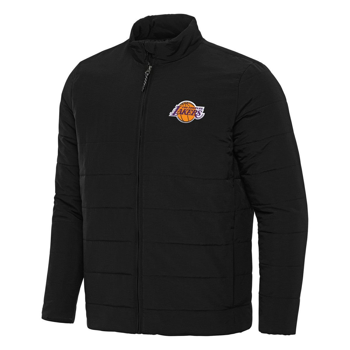 Los Angeles Lakers Antigua Swelter Full-Zip Puffer Jacket Black