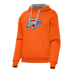 Oklahoma City Thunder Antigua Women's Victory Pullover Hoodie Orange