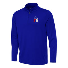 Philadelphia 76ers Antigua Reprocess Quarter-Zip Top Royal