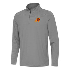 Phoenix Suns Antigua Twine Quarter-Zip Top Black