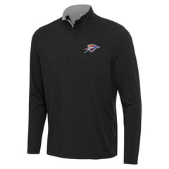 Oklahoma City Thunder Antigua Content Quarter-Zip Top Black/Gray