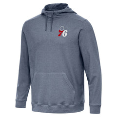 Philadelphia 76ers Antigua Cloud Pullover Hoodie Heather Navy