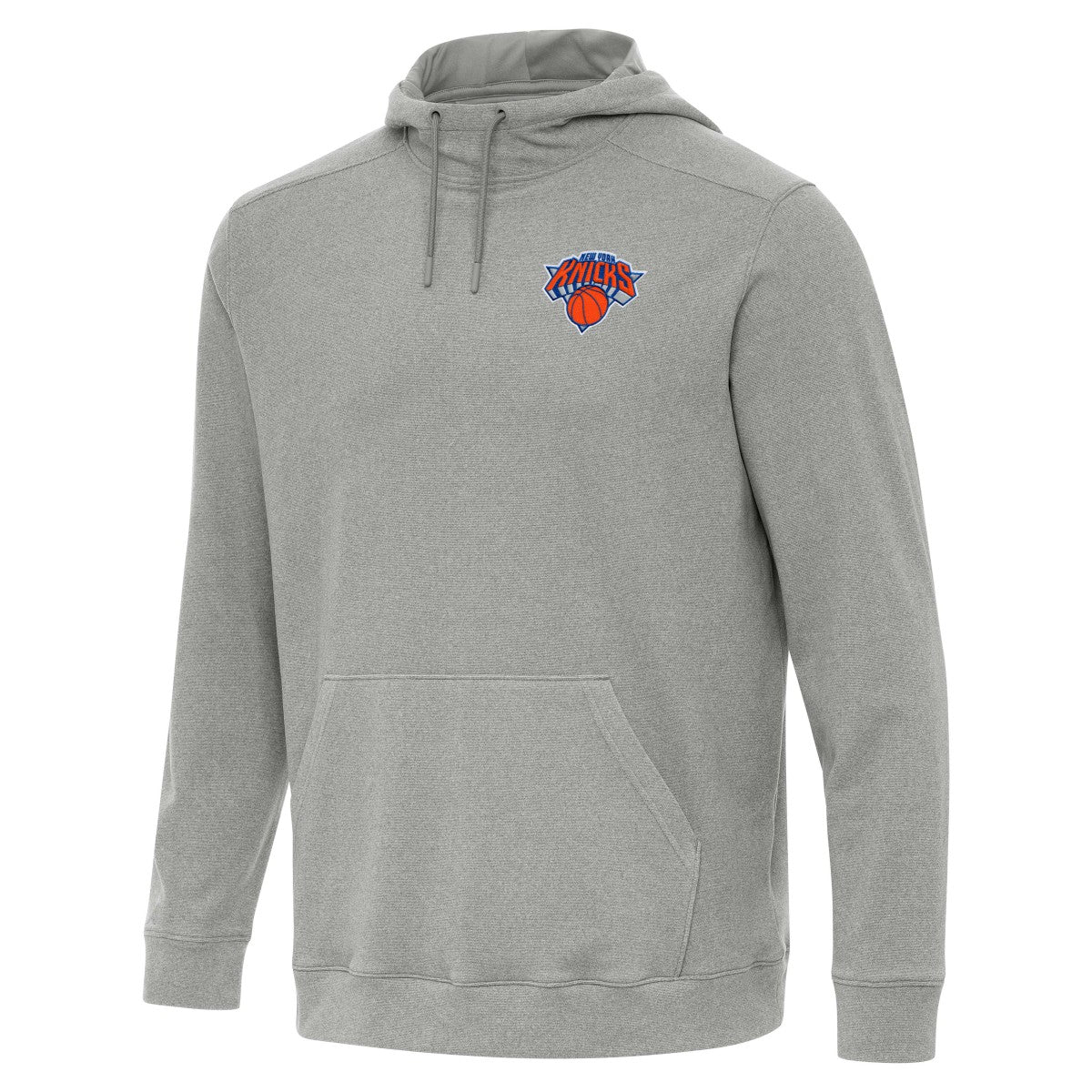 New York Knicks Antigua Cloud Pullover Hoodie Heather Gray