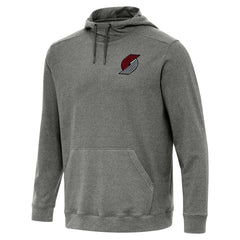 Portland Trail Blazers Antigua Cloud Pullover Hoodie Heather Black