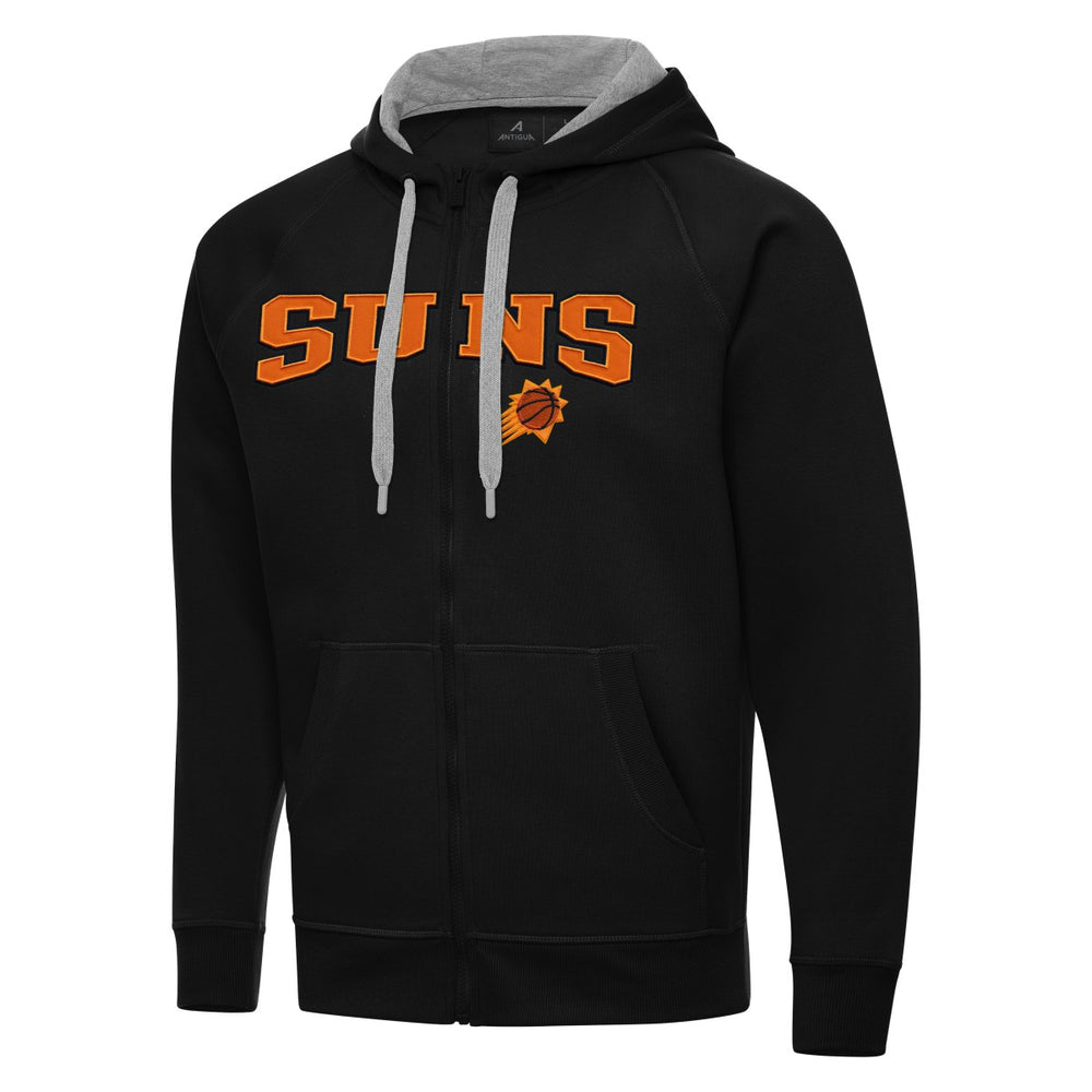 Phoenix Suns Antigua Big & Tall Victory Full-Zip Hoodie Jacket Black