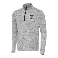 Sacramento Kings Antigua Cause Quarter-Zip Top Black