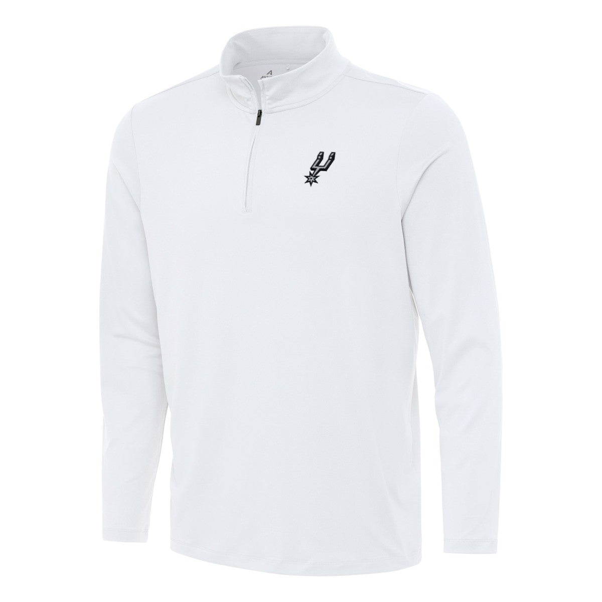 San Antonio Spurs Antigua Reprocess Quarter-Zip Top White
