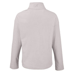 Cleveland Browns Cutter & Buck Women's Hunts Point Eco Textured Fleece Recycled Quarter-Snap Pullover Gray