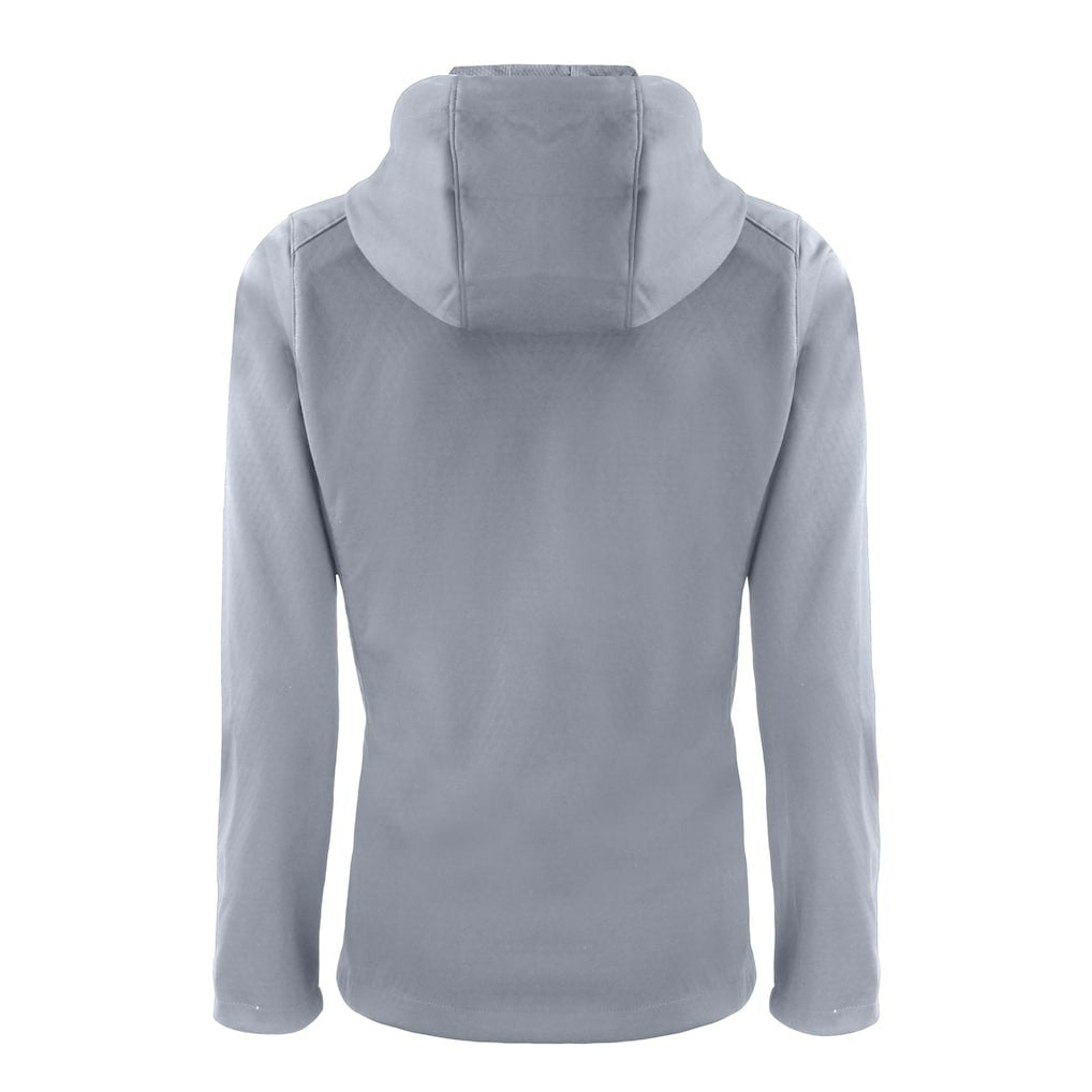 Cleveland Browns Cutter & Buck Women's Evoke Eco Softshell Recycled Full-Zip Hoodie Jacket Gray