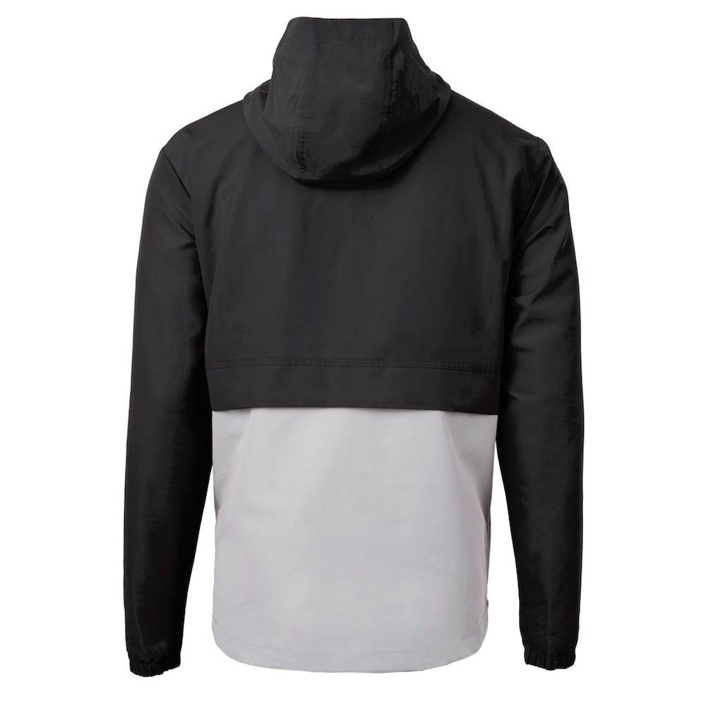 Cleveland Browns Cutter & Buck Charter Eco Recycled Anorak Half-Zip Hoodie Jacket Black