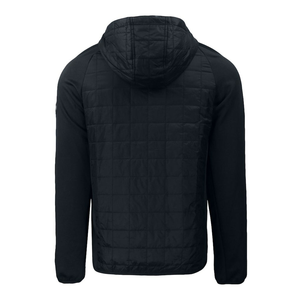 Cleveland Browns Cutter & Buck Rainier Primaloft Eco Full-Zip Hoodie Hybrid Jacket Black