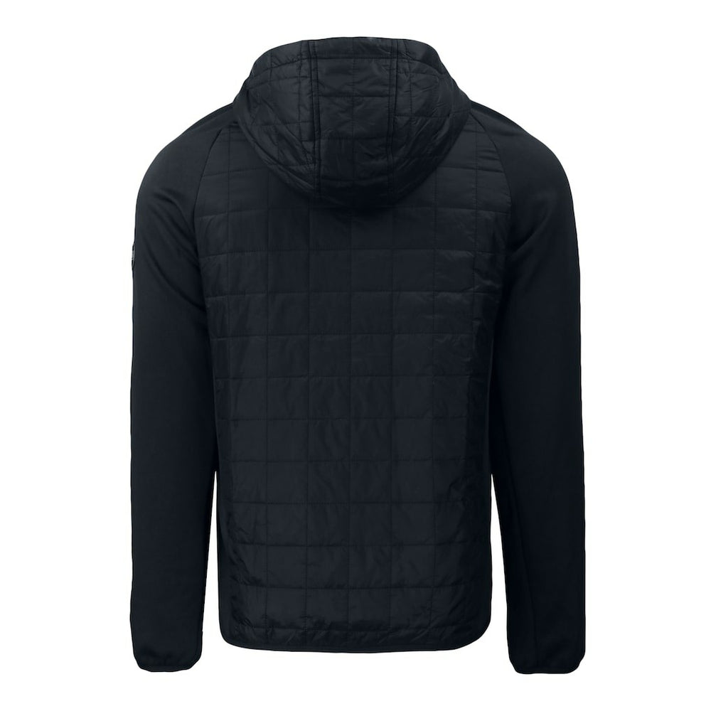 Cleveland Browns Cutter & Buck Rainier Primaloft Eco Full-Zip Hoodie Hybrid Jacket Black
