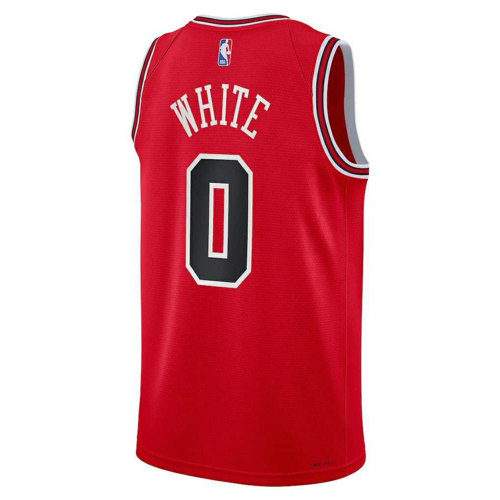 Coby White Chicago Bulls Youth Swingman Jersey Red Icon Edition