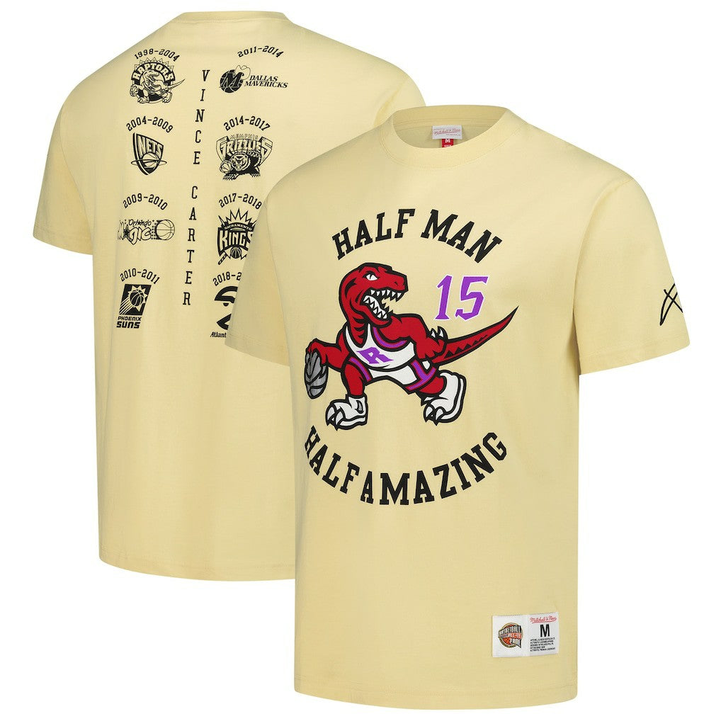 Vince Carter Toronto Raptors Premium T-Shirt Cream