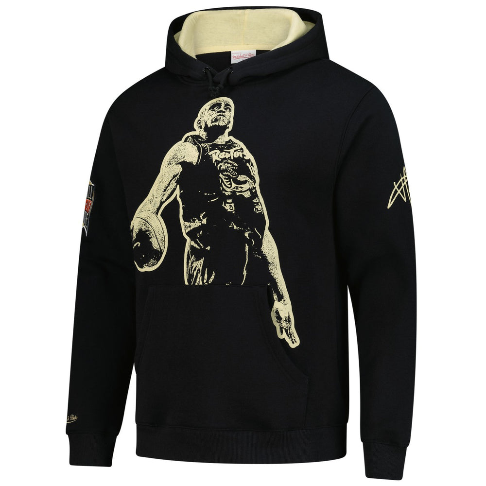 Vince Carter Toronto Raptors NBA Hall of Fame 2024 Fleece Pullover Hoodie Black