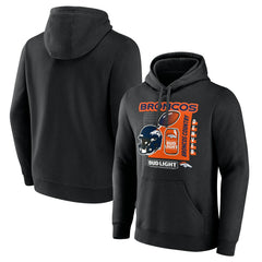 Denver Broncos Bud Light Pullover Hoodie Black