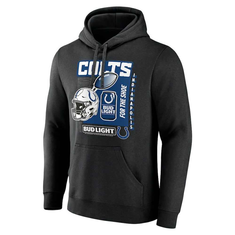 Indianapolis Colts Bud Light Pullover Hoodie Black