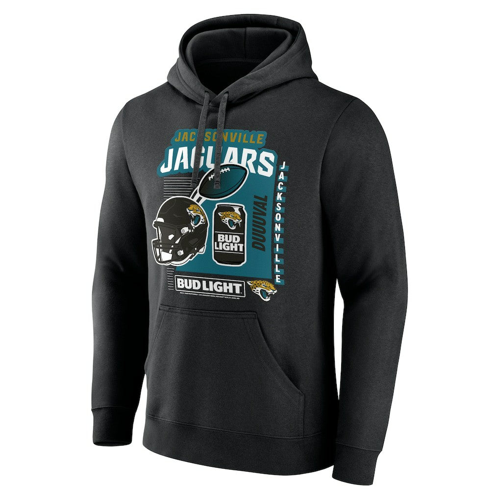 Jacksonville Jaguars Bud Light Pullover Hoodie Black