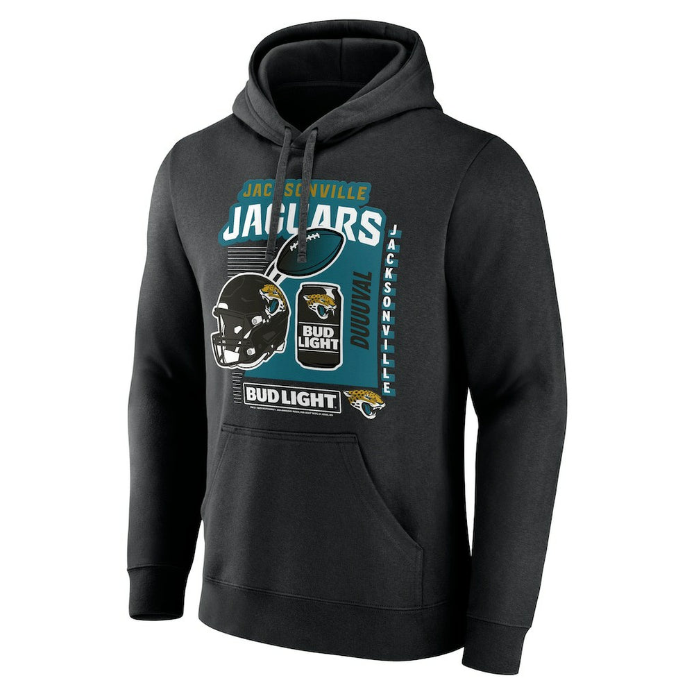Jacksonville Jaguars Bud Light Pullover Hoodie Black