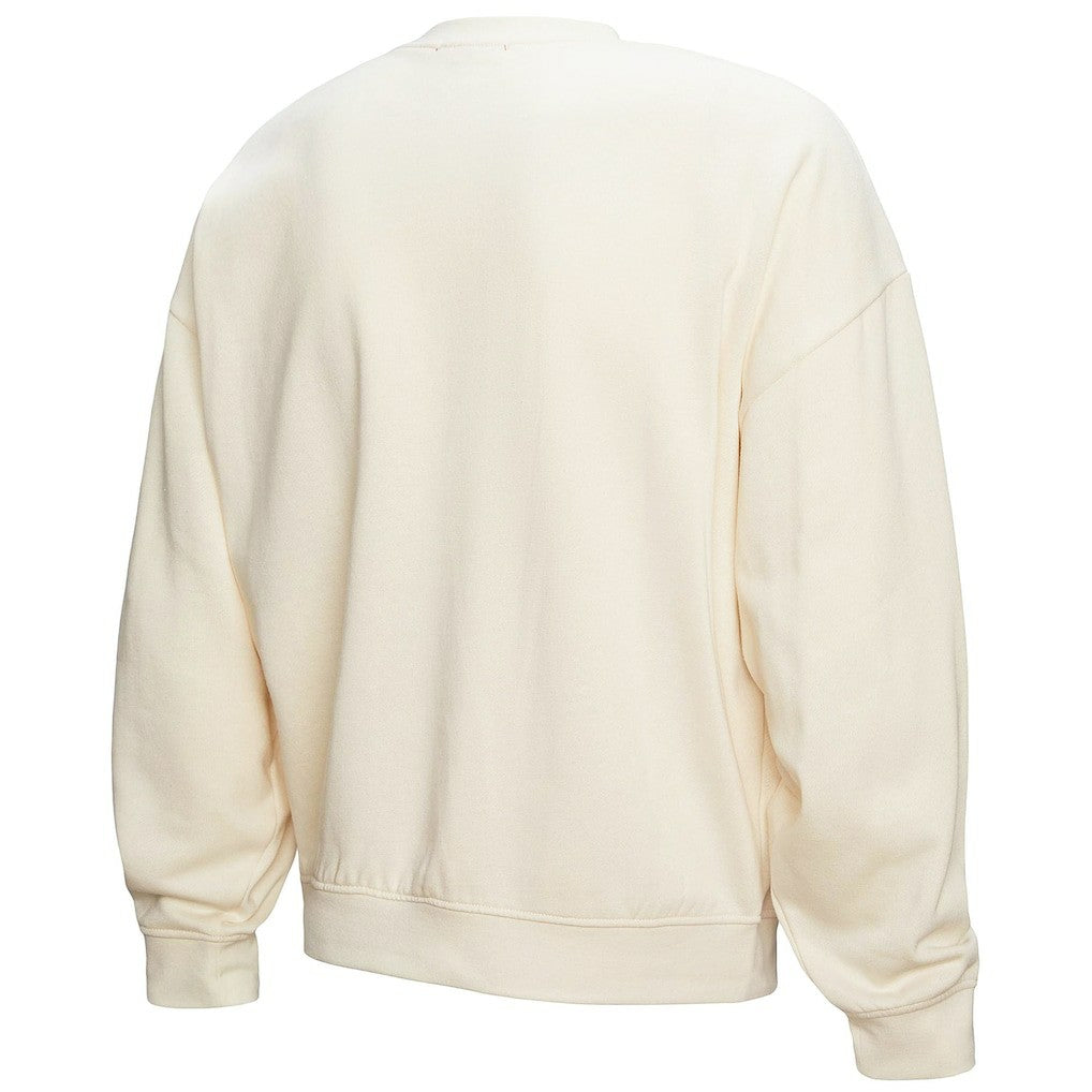 Miami Dolphins Women's Fandom Fleece Pullover Sweatshirt Cream