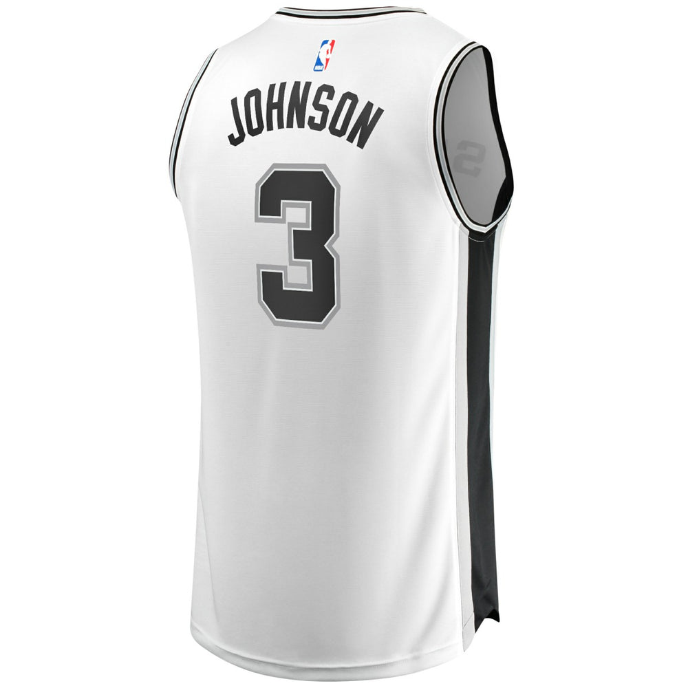 Keldon Johnson San Antonio Spurs Fast Break Association Jersey White