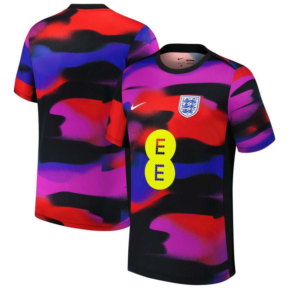 England Women's National Team 2025 Academy Pro Pre-Match Performance Top Black sale