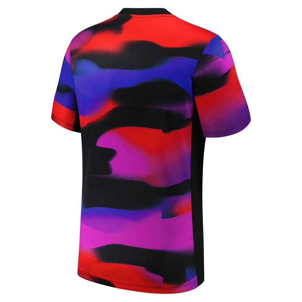 England Women's National Team 2025 Academy Pro Pre-Match Performance Top Black sale