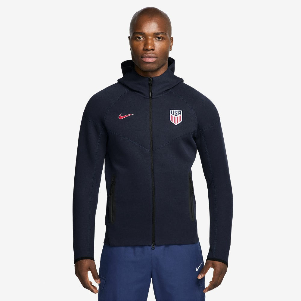 USMNT Tech Fleece Full-Zip Hoodie - Navy shop
