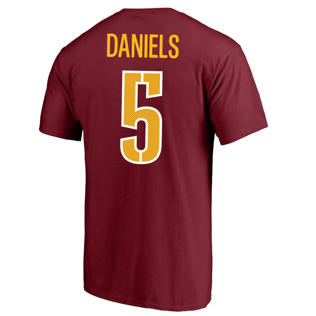 Jayden Daniels Washington Commanders Big & Tall Player Name & Number T-Shirt Burgundy