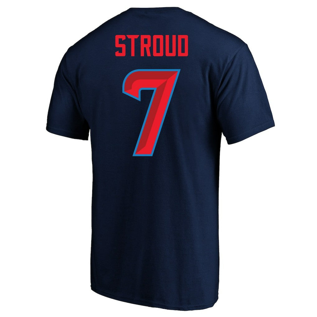 C.J. Stroud Houston Texans Big & Tall Player Name & Number T-Shirt Navy