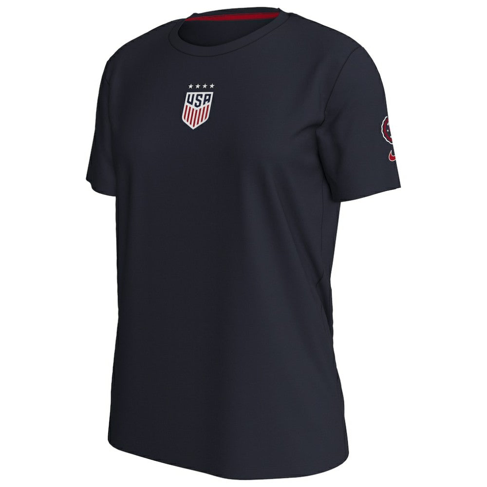 USWNT Women's Crest T-Shirt Navy