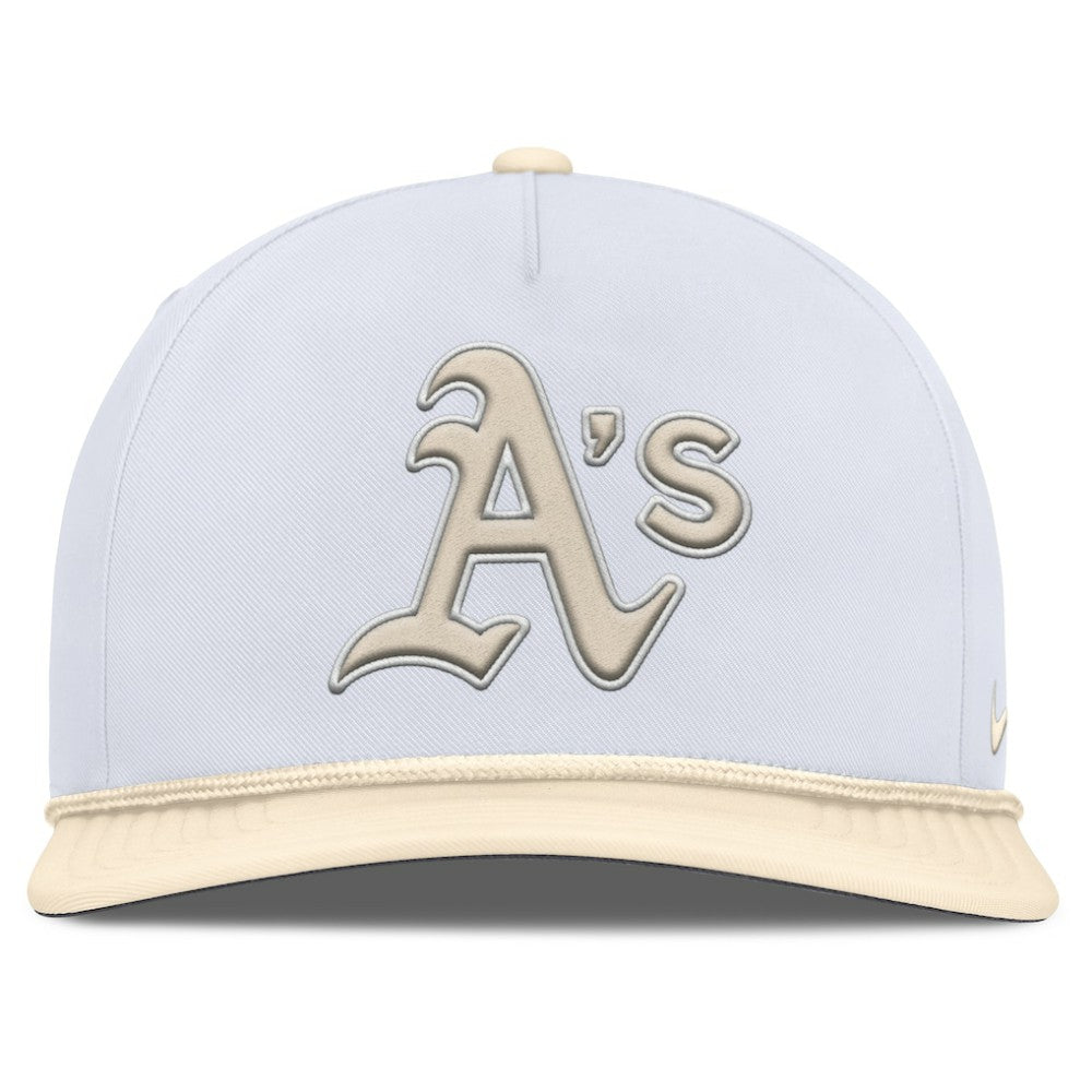 Athletics Nike Pro Performance Snapback Hat - White/Cream Hats