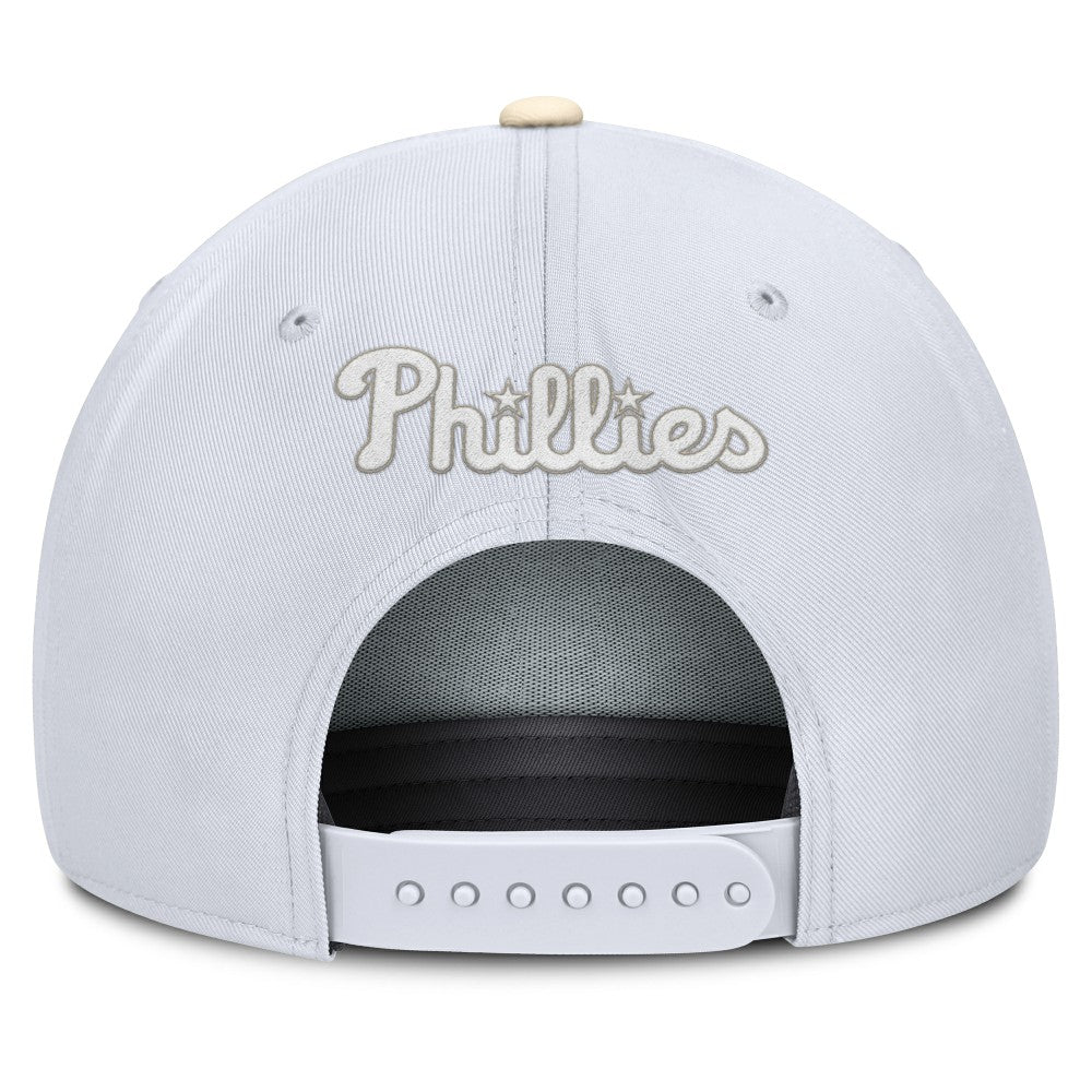 Philadelphia Phillies Nike Pro Performance Snapback Hat - White/Cream Hats