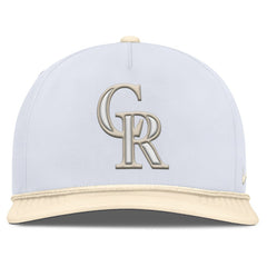 Colorado Rockies Nike Pro Performance Snapback Hat - White/Cream Hats