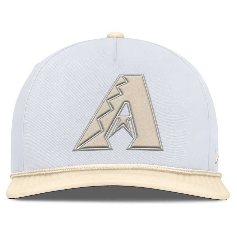 Arizona Diamondbacks Nike Pro Performance Snapback Hat - White/Cream Hats