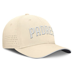 San Diego Padres Nike Rise Performance Flex Hat - Cream Hats