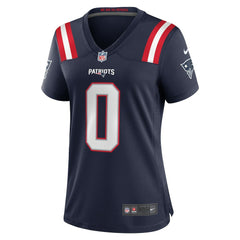 NFL Christian Gonzalez New England Patriots Women's Team Game Jersey - Navy