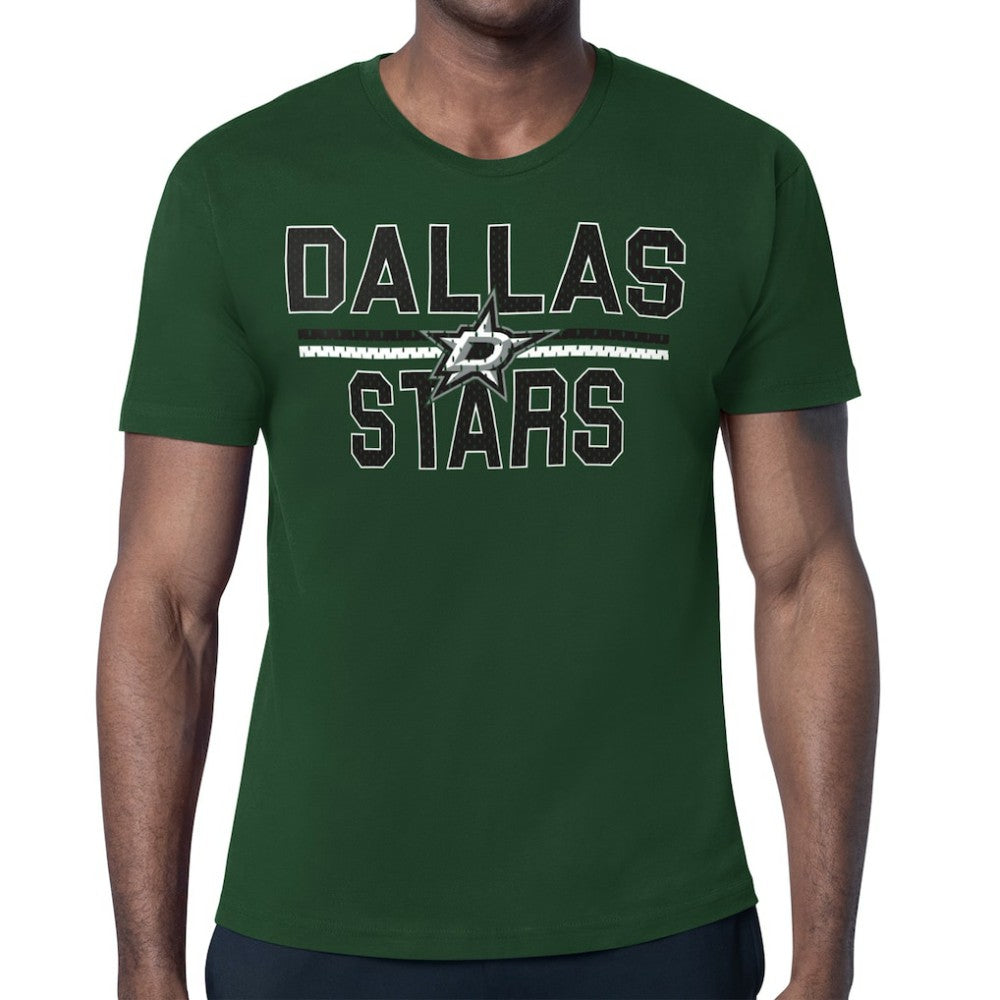 NHL Dallas Stars Starter Mesh Look Team Name T-Shirt - Kelly Green