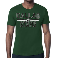 NHL Dallas Stars Starter Mesh Look Team Name T-Shirt - Kelly Green