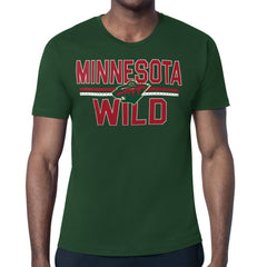NHL Minnesota Wild Starter Mesh Look Team Name T-Shirt - Green