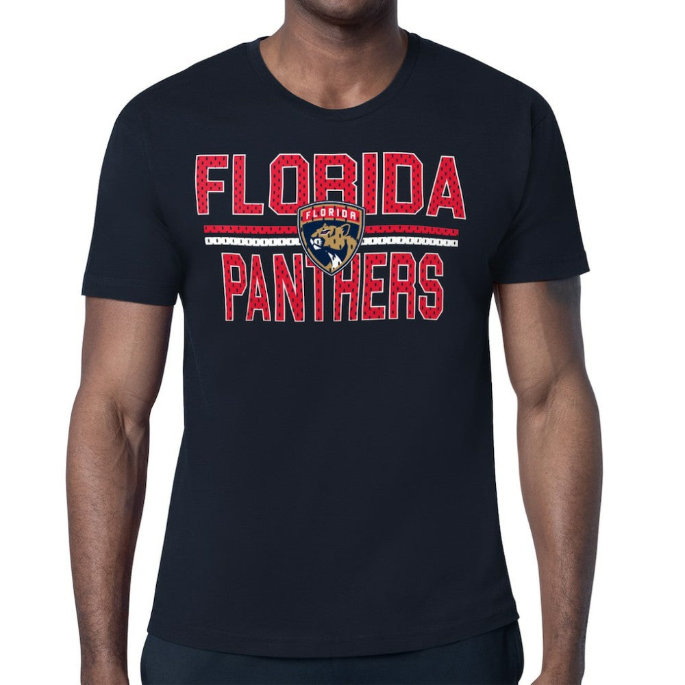 NHL Florida Panthers Starter Mesh Look Team Name T-Shirt - Navy