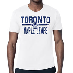 NHL Toronto Maple Leafs Starter Mesh Look Team Name T-Shirt - White