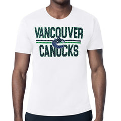 NHL Vancouver Canucks Starter Mesh Look Team Name T-Shirt - White