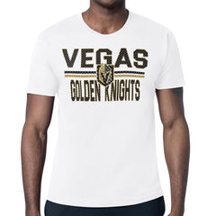 NHL Vegas Golden Knights Starter Mesh Look Team Name T-Shirt - White