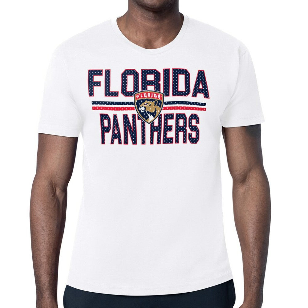 NHL Florida Panthers Starter Team Wordmark & Logo T-Shirt - White