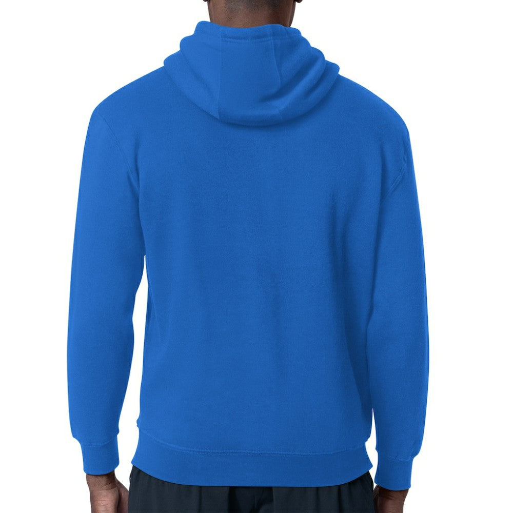 NHL Edmonton Oilers Starter Mesh Look Team Name Logo Tri-Blend Pullover Hoodie - Royal